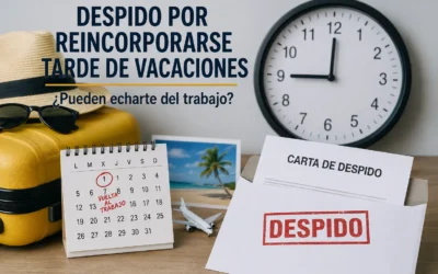 Despido por reincorporarse tarde de vacaciones